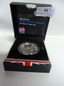 2012 Paralympic 5 Pound Silver Proof Coin