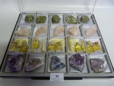 Assorted Geological Stones, Gems and Minerals including 5 Pyrite's, 5 Rose Quartz's, 5 Amethyst's