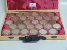 Set of 30 United States of America 1 Dollar Coins - Silver Noticed