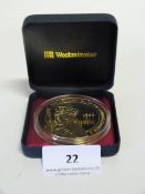 Diamond Jubilee Commemorative Medallion - Gold Plate