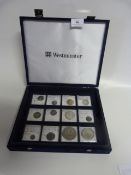 Boxed Set of Various Early British Coinage - Silver Noticed (12 Coins)