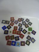 Large Quantity of Assorted Crowns and Medallions from Around the World with Various American