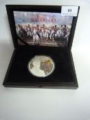Battle of Waterloo 5oz Coin - Silver 925