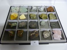 40 Assorted Geological Stones, Gems and Minerals Including Taramite, Epidote, Obsidian, Geode,