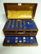 Chest Containing Assorted US Commemorative Quarter Dollars in Various Un-opened Files - Amounting to