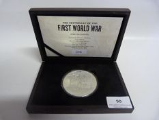 The Centenary of the First World War 5oz Coin - Silver 925