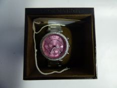 *MK6105 MICHAEL KORS LADIES WATCH WITH PINK FACE