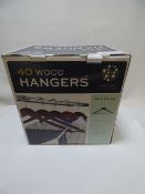 *COHESION WOODEN HANGERS