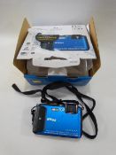 *NIKON COOLPIX AW130 BLUE CAMERA