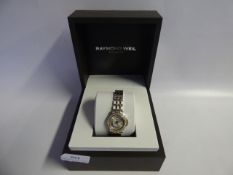 *5399SPS00657 RWEIL LADIES WRIST WATCH WITH METAL STRAP AND ROMAN NUMERAL FACE