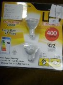 *FEIT GU10 2PK LED LIGHT BULB