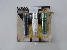 *DURACELL FLASH LIGHT 3PK