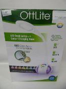 *OTTLITE LED DESK LAMP