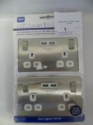 *NEXUS DOUBLE WALL SOCKET & USB OUTLETS