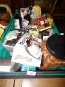 *Basket Containing a Large Quantity of Luxury Food Stuffs Including Short Breads, Meringues,