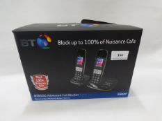 *BT 8500 ADVANCE CALL BLOCKER TWIN CORDLESS TELEPHONE SET