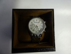 *MICHAEL KORS MK358 239 P1 LADIES WRIST WATCH WITH MOTHER OF PEARL FACE