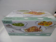 *PORCELAIN BAKEWARE 7PC SET