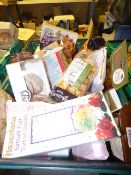 *Basket containing Various Groceries including Nuts - Meringues - etc