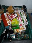 *Mixed box of Groceries containing Turkish Delight - Ciders - Shortbread etc
