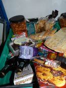 *Mixed box of Groceries containing Ciders - Shortbreads - Biscuits etc