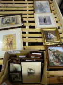 Quantity of Assorted Framed Prints - Oils on Boards etc