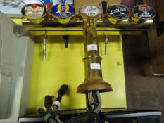 5 Head Brass T Shaped Beer Pump