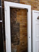*UPVC Glazed Door 6ft 6 x 3ft Wide in White