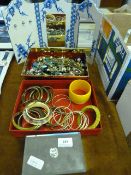 Collection of Costume Jewellery - Trinket Boxes etc
