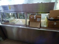 *8ft Stainless Steel and Granite Top Heated Carvery Unit