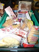 *Basket containing Various Groceries including Nuts - Meringues - etc