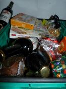 *Mixed box of Groceries containing Turkish Delight - Ciders - Shortbread etc