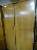 William Lawrence of Nottingham Sapele Mahogany Double Door Wardrobe