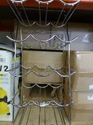 Chrome 15 Bottle Wine Rack