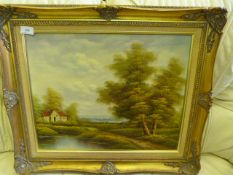 Gilt Framed Oil on Canvass