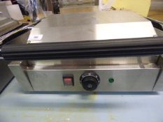 *Stainless Steel Counter Top Contact Grill Model ASECG Ref E6