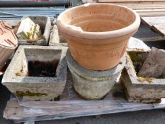Cast Concrete Garden Planters