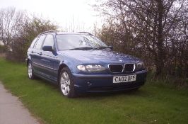 BMW 318I SE TOURING 2002 ,BLUE, SERVICE HISTORY,MOT – JULY