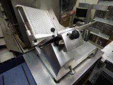 Polished Aluminium Single Phase Meat Slicer
