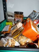 *Mixed box of Groceries containing Peanut Butter Pretzels - Christmas Biscuits - Hazelnut Cakes etc