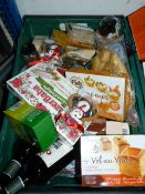 *Mixed box of Groceries containing Turkish Delight - Ciders - Shortbread etc