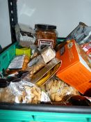 *Mixed box of Groceries containing Peanut Butter Pretzels - Christmas Biscuits - Hazelnut Cakes etc