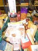 *Box containing Various Confectionery - Meringues - Crisps etc