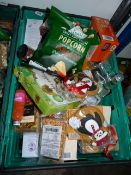 *Mixed box of Groceries containing Dry Roasted Peanuts - Popcorn etc