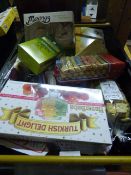 *Box containing Mixed Snacks - Nibbles - Ciders - Dressings etc