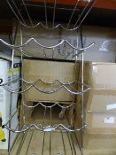 Chrome 15 Bottle Wine Rack
