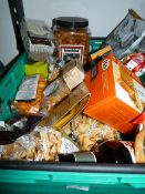 *Mixed box of Groceries containing Peanut Butter Pretzels - Christmas Biscuits - Hazelnut Cakes etc