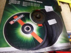 Set of Parkside Cutting & Grinding Discs