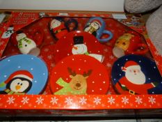 *XMAS MUG/PLATES 8PCE