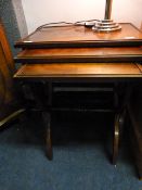 Mahogany Nest of 3 Tables